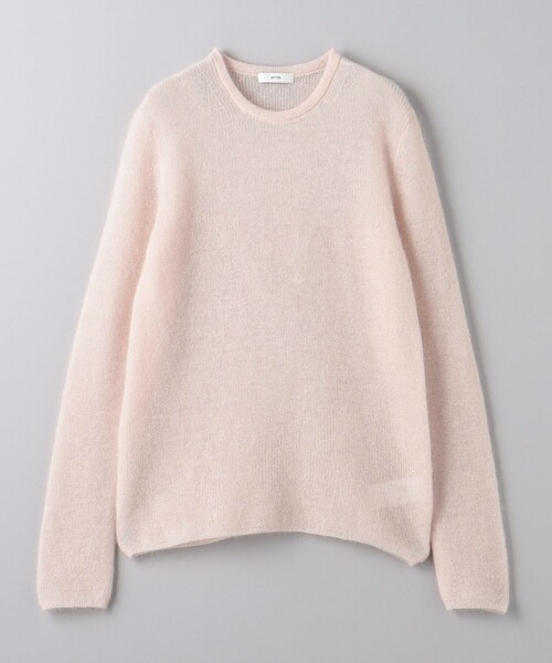 ATON（エイトン）の「＜ATON＞モヘヤ クルーネック ニット（ニット