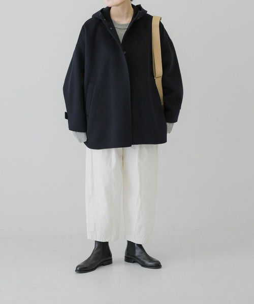 かぐれ（カグレ）の「ウールフードショートコート（その他アウター