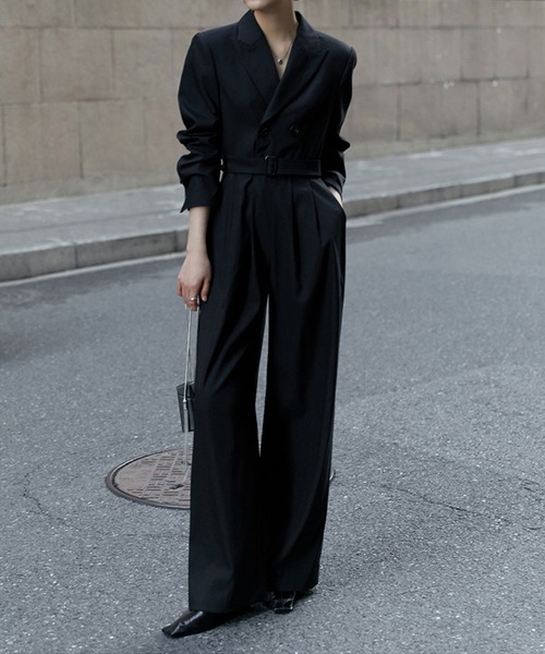 オールインワンロング丈ワイドパンツドレス（ワンピース）｜ANOTHER S