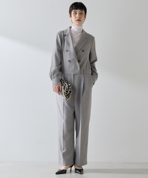 THE PAUSE】テーラーカラージャンプスーツ（つなぎ/オールインワン