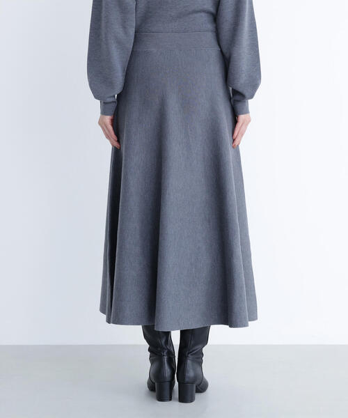 セール】◇【Oggi掲載】ダブルフェイスニットセットアップ（ワンピース