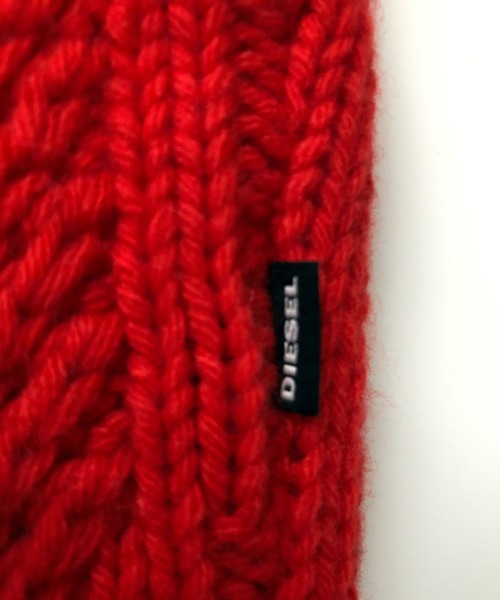 DIESEL（ディーゼル）の「ケーブル編み カラーブロック タートル