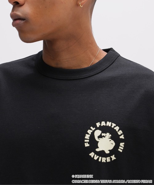 AVIREX × FINAL FANTASY VII REMAKE》CREW NECK T-SHIRT 'Cait Sith