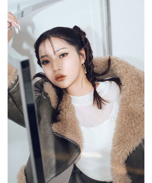 MURUA（ムルーア）の「ヴィンテージライクショートフェイクムートン