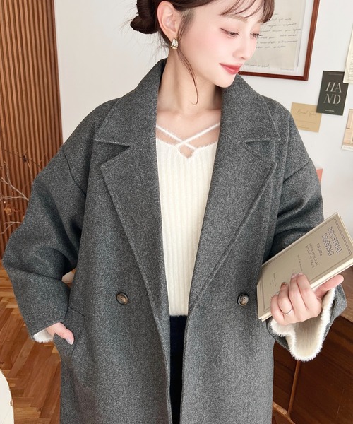 セール】【累計販売枚数10万枚突破！】ニットメルトンサイドスリット