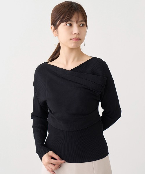 CELFORD（セルフォード）の「カシュクールニットプルオーバー（ニット