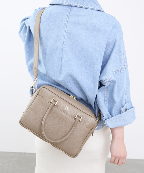 Manuel MILANO/マニュエルミラノ】レザーバッグ（ハンドバッグ）｜IENA