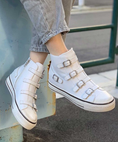 ASH/アッシュ【VIRGIN】ベルトハイカットスニーカー インヒール ロック