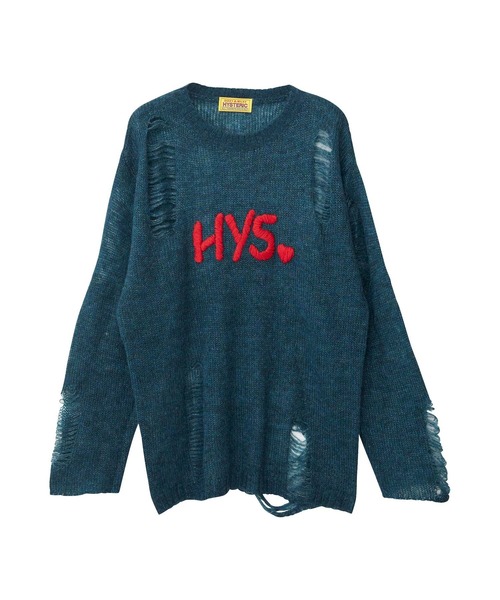 HYSTERIC GLAMOUR（ヒステリックグラマー）の「LOGO刺繍 クラッシュ