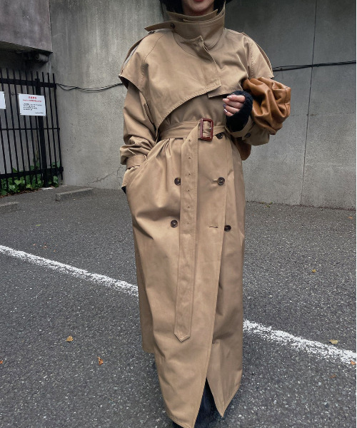 Ameri（アメリ）の「3WAY LAYERED TRENCH COAT（トレンチコート）」 - WEAR
