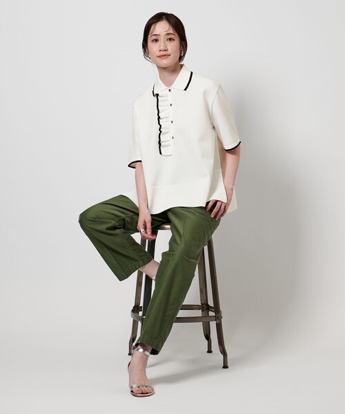 UNITED ARROWS（ユナイテッドアローズ）の「ミニマルフリル ニット 5SL