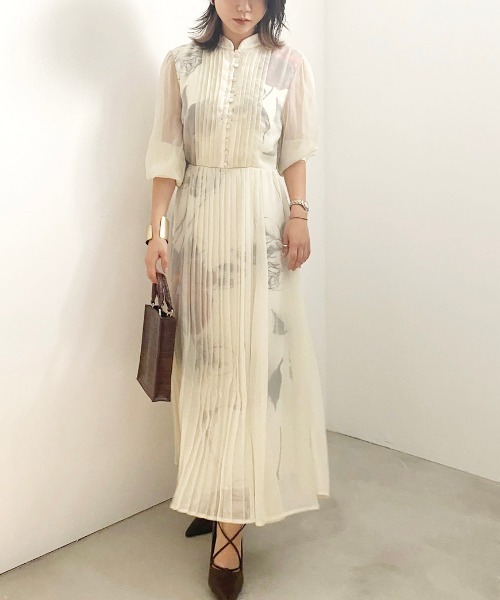 Ameri（アメリ）の「ELLA VEIL DRESS（ワンピース）」 - WEAR