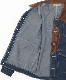 VIBGYOR（ヴィブジョー）の「【バーレスク】コーデュロイ切替デニム