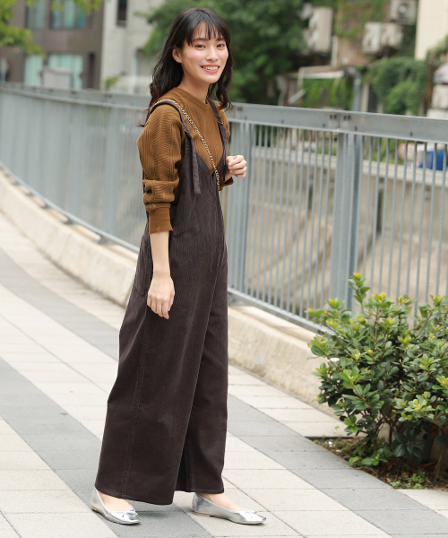 LAKOLE（ラコレ）の「11Wコーデュロイサロペット / LAKOLE（サロペット