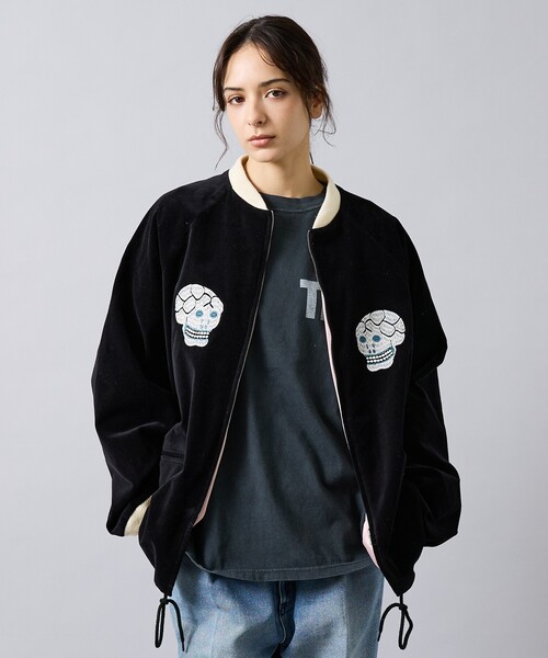 THRIFTY LOOK /スリフティルック】 / SNAKE & SKULL SOUVENIR JACKET