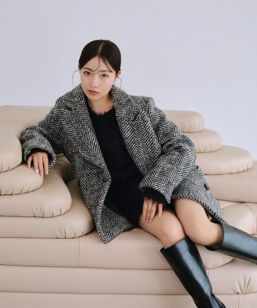 SNIDEL（スナイデル）の「オーバーボックスジャケットコート（その他