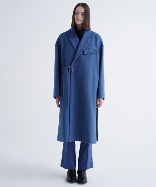 CULLNI（クルニ）の「22-AW-032 / Lamb Wool Melton Tie Locken Coat