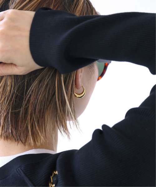 LAVER（ラバー）の「【LAVER/ラバー】MOON ピアス ゴールド（ピアス