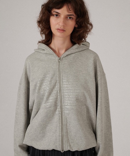 ONCILY × WISH FOR EVER 】HEART COLLAB FULL-ZIP HOODIE / ハート