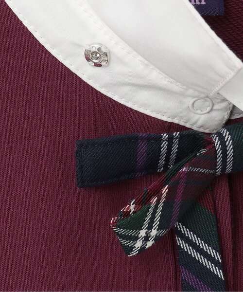 セール】チェックレイヤード風ワンピース（ワンピース）｜ANNA SUI