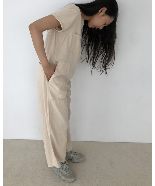 TODAYFUL（トゥデイフル）の「コットンツイルコンビネゾン（つなぎ