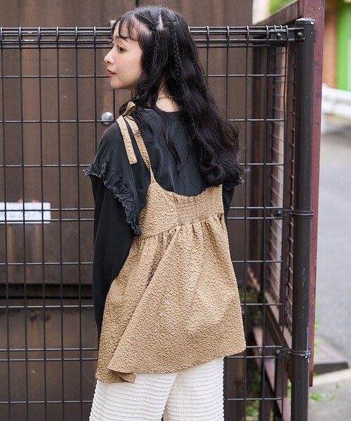 FREAK'S STORE（フリークスストア）の「フクレジャガードリボンキャミ