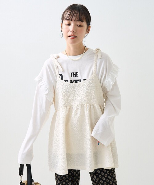 FREAK'S STORE（フリークスストア）の「フクレジャガードリボンキャミ