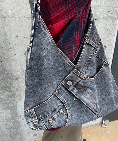 セール】デニムリメイクショルダーバッグ（ショルダーバッグ）｜ROGER