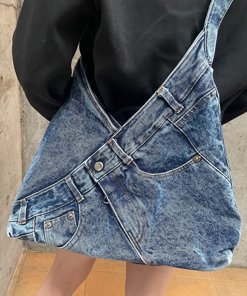 セール】デニムリメイクショルダーバッグ（ショルダーバッグ）｜ROGER