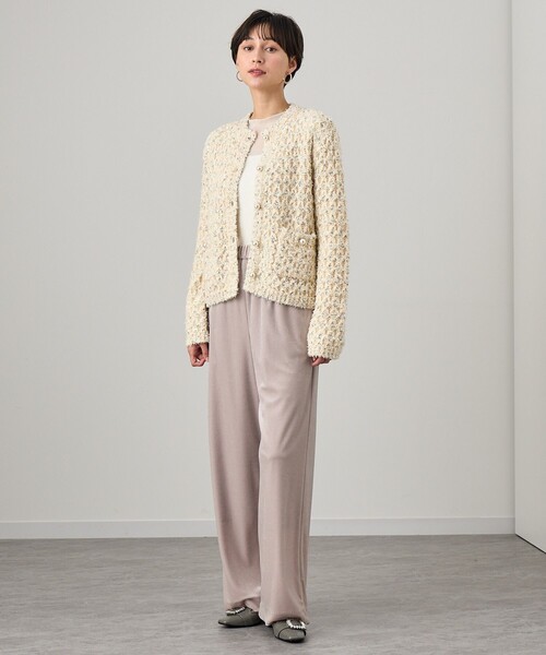 ANAYI（アナイ）の「リボンアーガイルツイード カーディガン