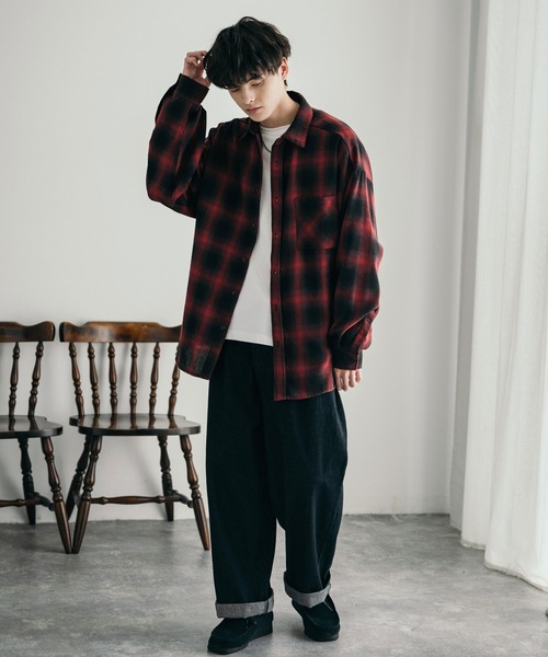 Rocky Monroe（ロッキーモンロー）の「オーバーサイズフランネルシャツ