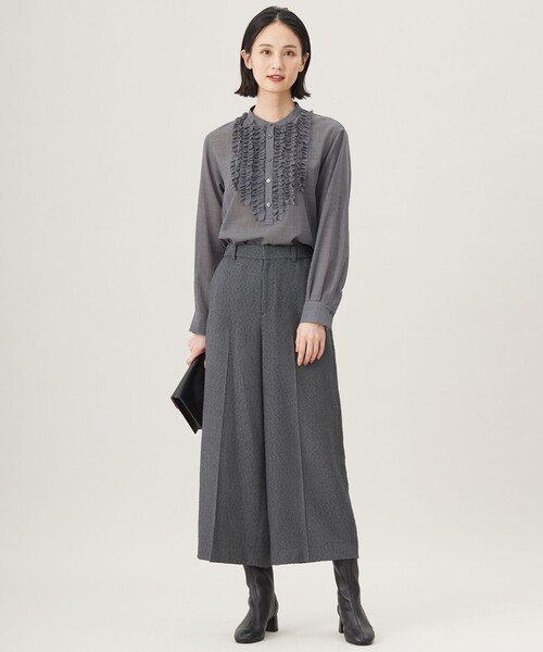 ブライトリングツイードクロップド パンツ（その他パンツ）｜自由区