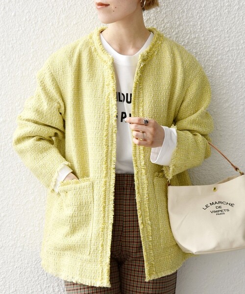 SHIPS any（シップス エニィ）の「SHIPS any:〈手洗い可能〉ノーカラー