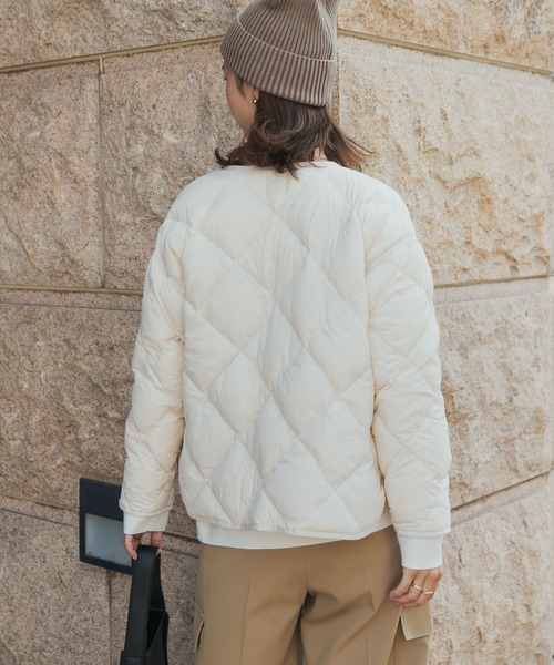 セール】ライトダウンキルトショートブルゾン（ダウンジャケット