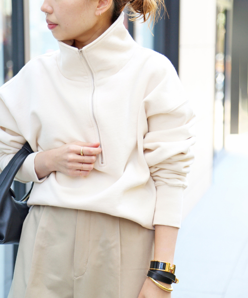 セール】【CELERI/セルリ】ハーフジップ スウェット（スウェット