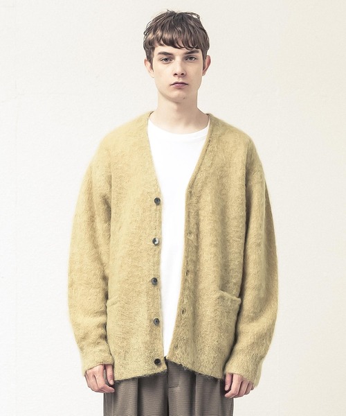 SLICK（スリック）の「ダブルジャガードシャギーモヘアカーディガン