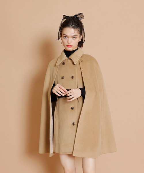 REDYAZEL（レディアゼル）の「ダブルボタンケープコート（その他