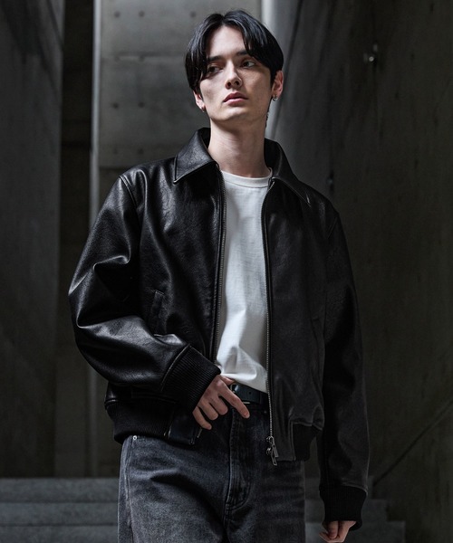 CLEL】Deep Texture Blouson / ディープテクスチャーブルゾン