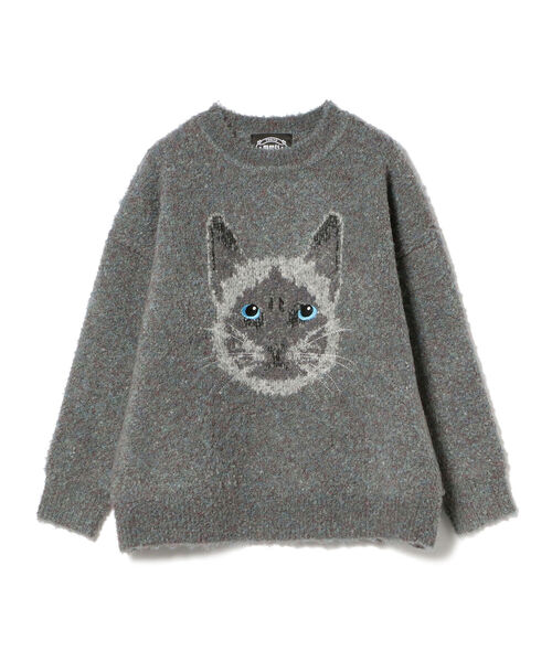 mmts（マミタス）の「＜UNISEX＞mmts / フェイス猫 ニット（ニット