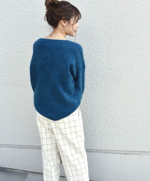 SHIPS（シップス）の「ヘアリークルーネックプルオーバー◇（ニット