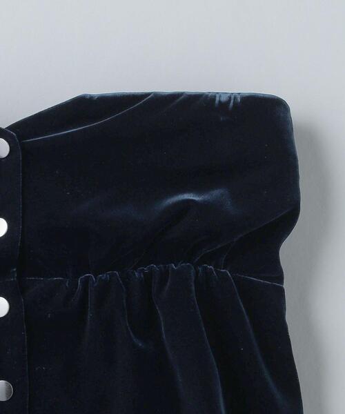 6（ロク）の「＜6(ROKU)＞ベロア ビスチェ（ベスト）」 - WEAR