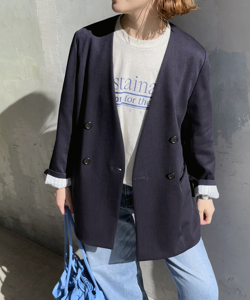 Spick & Span（スピックアンドスパン）の「オックスVカラージャケット