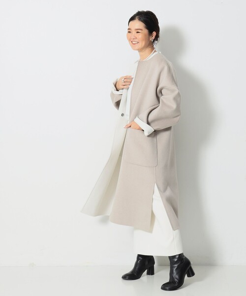 Demi-Luxe BEAMS（デミルクス ビームス）の「ウール リバー ロング