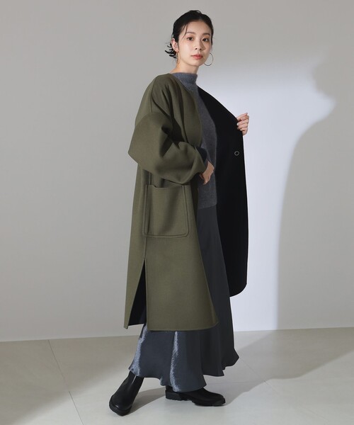 Demi-Luxe BEAMS（デミルクス ビームス）の「ウール リバー ロング