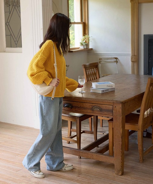 チャンキーニットプルオーバー（ニット/セーター）｜CHAN ME（チャンミ