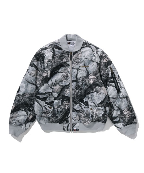 TREE EDGE CAMO BOMBER JACKET（ミリタリージャケット）｜A BATHING