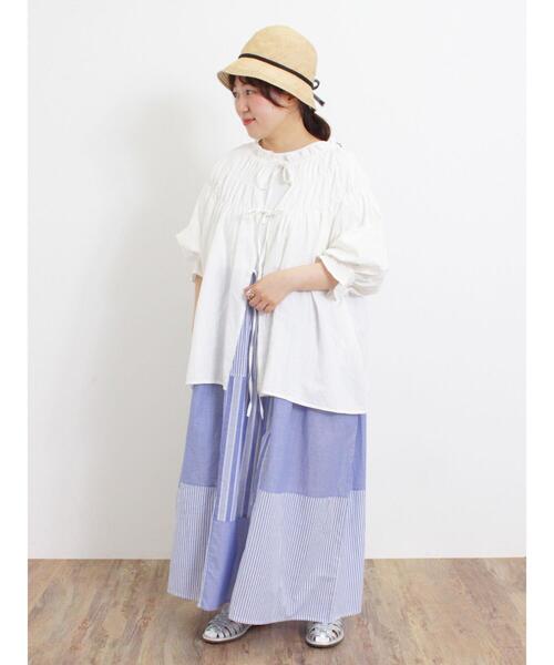 Samansa Mos2（サマンサ モスモス）の「前後2WAYリボンギャザー