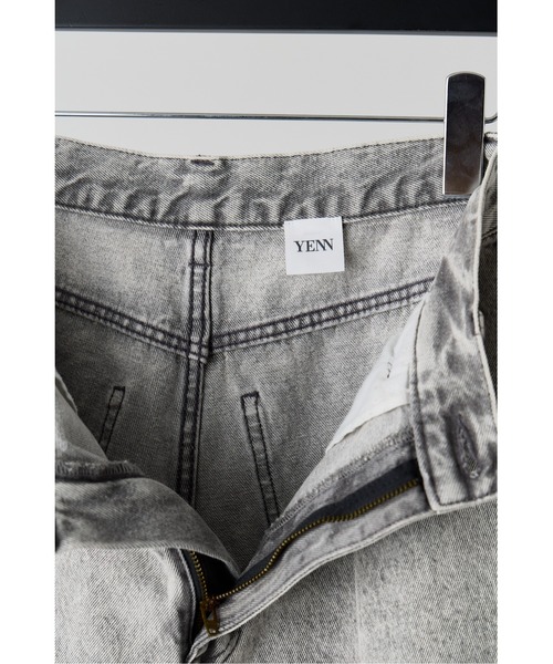 YENN（イエン）の「【定番】【新色】YENN タックワイドデニムパンツ