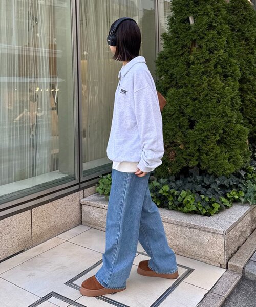 DISCUS（ディスカス）の「【DISCUS】ユニセックス裏毛ハーフジッププル