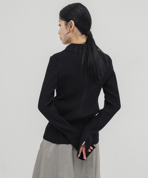 UNITED TOKYO（ユナイテッドトウキョウ）の「オープンフックリブニット